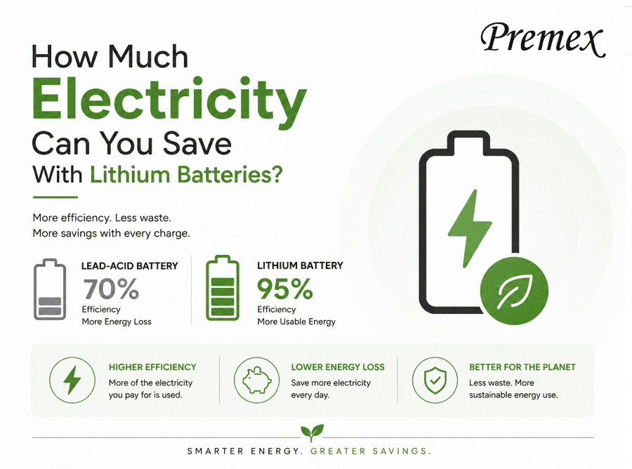 How Much Electricity Can You Save With Lithium Batteries?